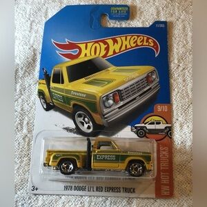 Yellow and Green Dodge Li'l Red Express Truck